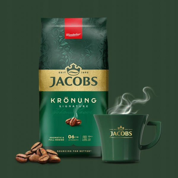 2 Kawa ziarnista Jacobs Kronung 1kg