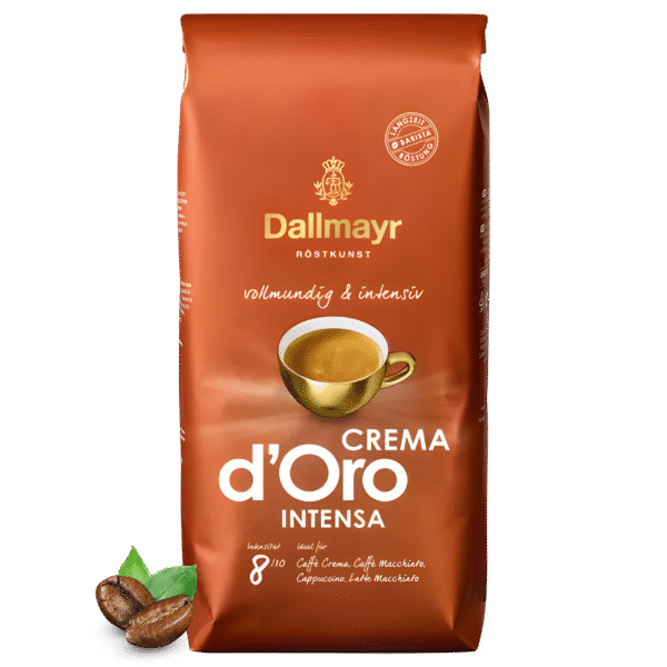 Kawa Ziarnista Dallmayr Crema D'oro Intensa 1Kg Czerwona